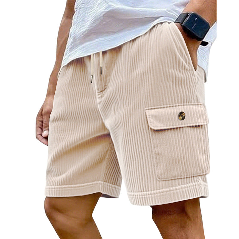 Herren Cargo-Shorts mit schmalem Schnitt und praktischen Seitentaschen