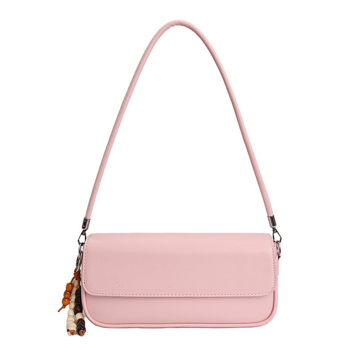Damen elegante Handtasche mit dekorativem Anhänger Nord Taschen