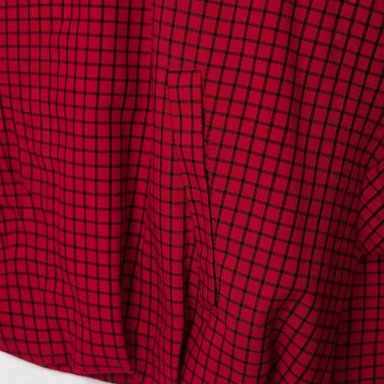 Damen Karierte Cropped-Boxy-Übergangsjacke mit hohem Stehkragen und Reißverschluss Nord Taschen