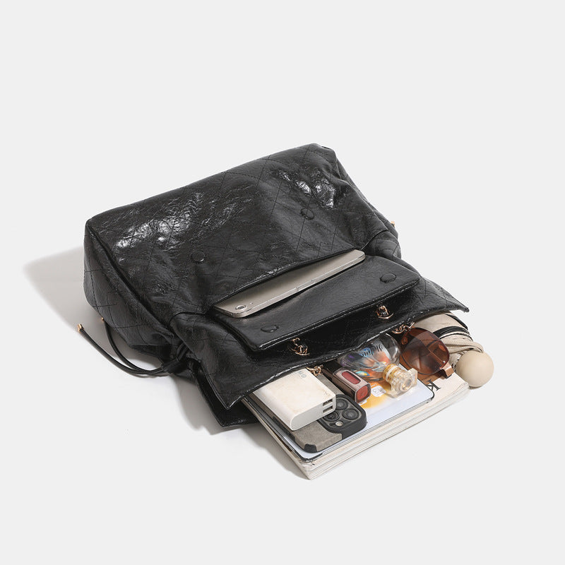 Damen modische Tragetasche mit innovativem Falt-Design und hochwertigem Kunstleder Nord Taschen