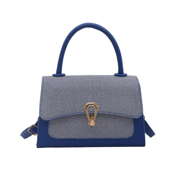 Damen elegante Handtasche mit strukturierter Oberfläche und goldenen Akzenten Nord Taschen