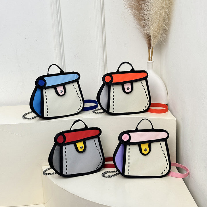 Damen Mini-Handtasche mit verspieltem Design Nord Taschen