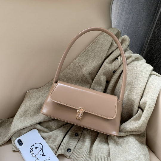 Damen elegante Handtasche mit klassischem Klappverschluss Nord Taschen