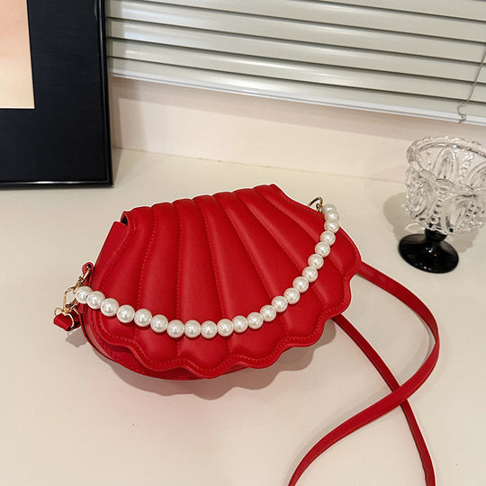 Damen Clutch Tasche mit Perlenschmuck von Nord Taschen
