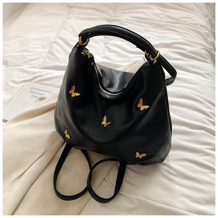 Damen Beuteltasche mit exquisiten Schmetterlings-Applikationen Nord Taschen
