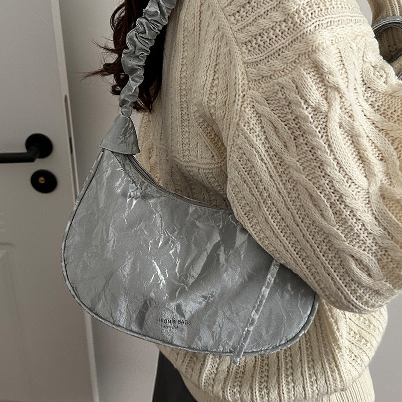 Damen Umhängetasche mit innovativem Kordelzug und modischem Design Nord Taschen