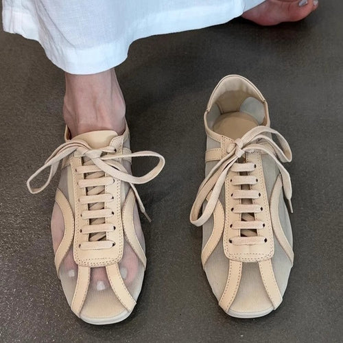 Damen modische Sneakers mit atmungsaktiver Mesh-Oberfläche und komfortabler Sohle Nord Taschen