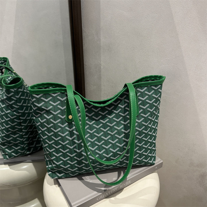 Damen schicke Tote Tasche mit modischem Muster Nord Taschen