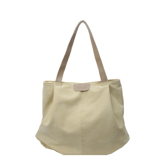 Damen elegante Hobo-Tasche aus hochwertigem Kunstleder mit breiten Griffen Nord Taschen