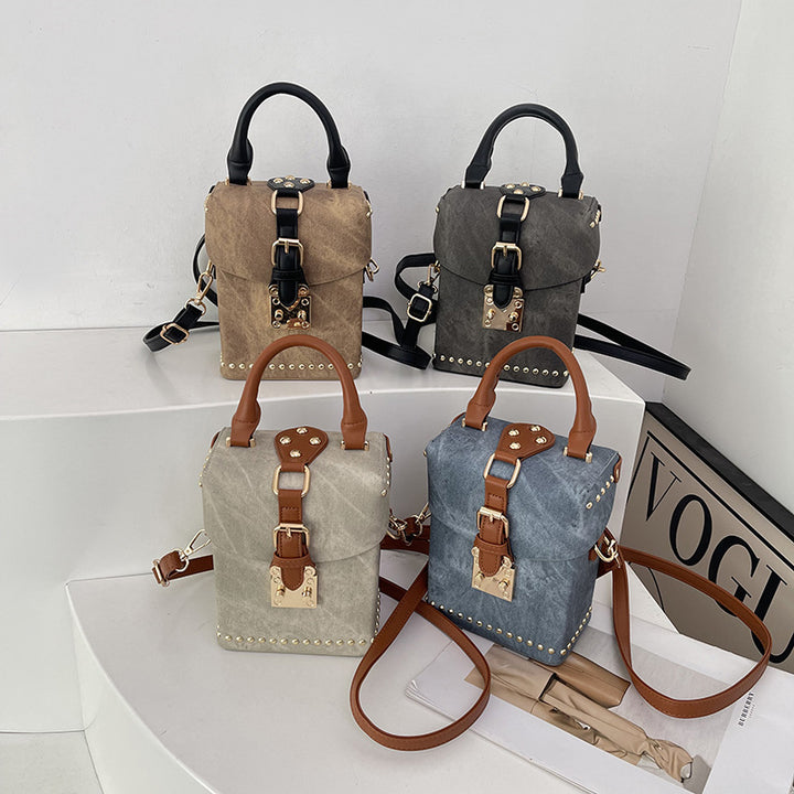 Damen Mini-Rucksack mit elegantem Druckknopfverschluss und strapazierfähigem Obermaterial Nord Taschen