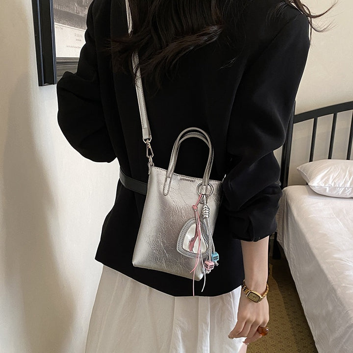 Damen Mini-Handtasche mit elegantem Anhänger Nord Taschen