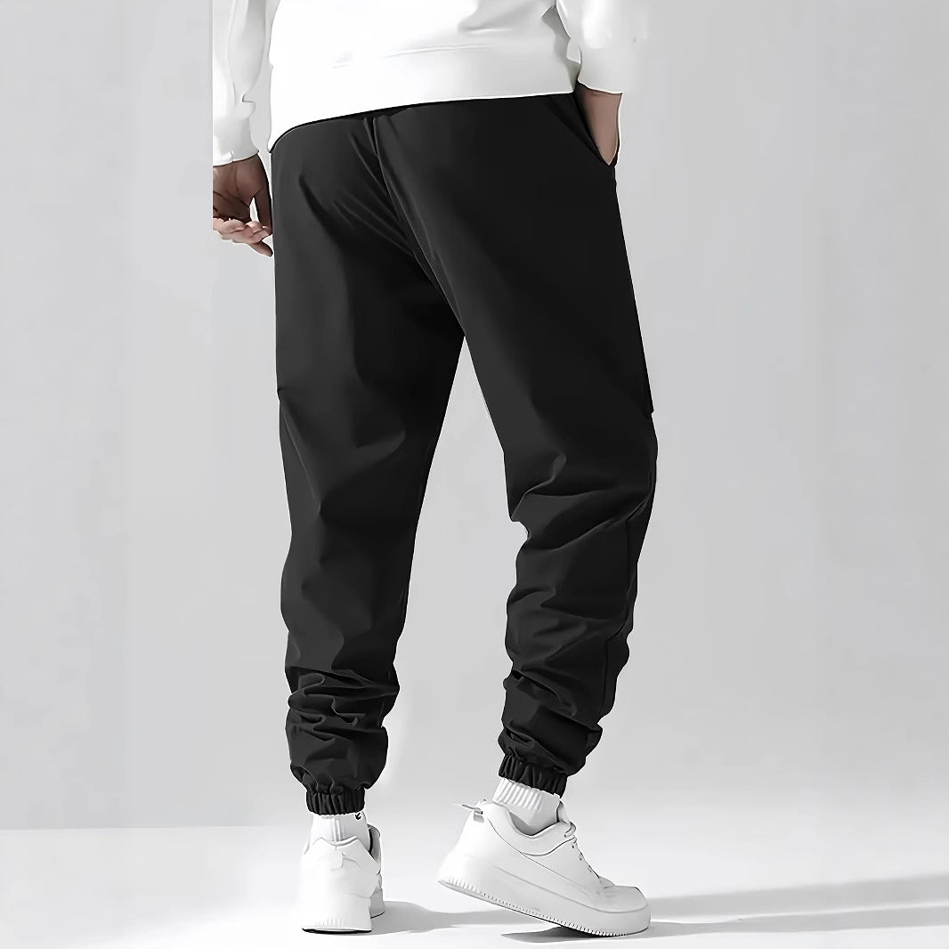 Herren Moderne Cargo-Jogginghose mit elastischem Bund, Kordelzug & Klappentaschen Nord Taschen