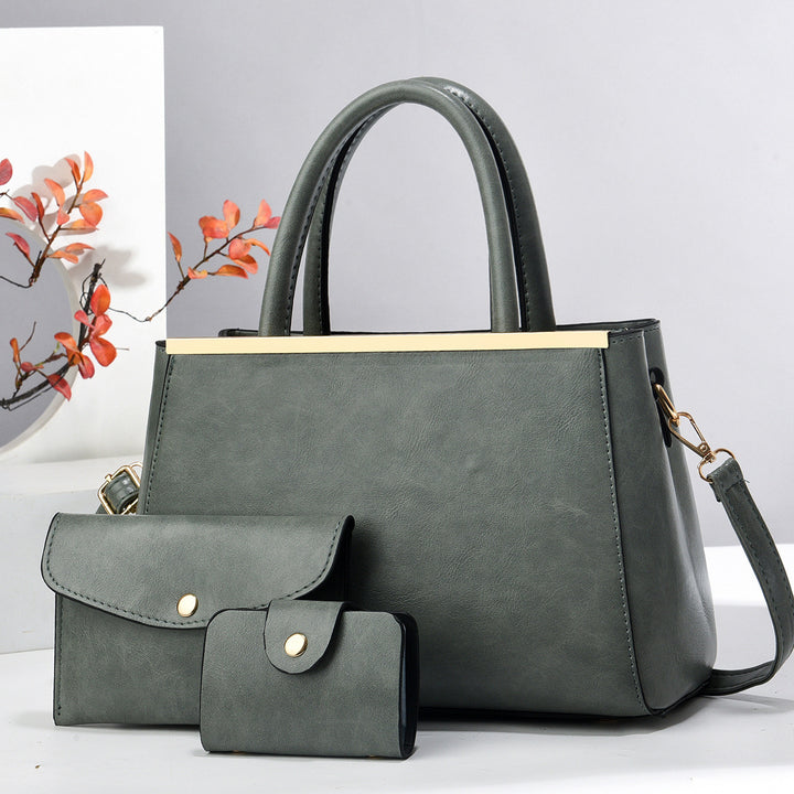 Damen elegante Handtasche mit abnehmbarem Zubehör Nord Taschen