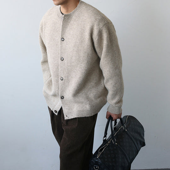 Herren Modischer Grobstrickpullover mit grafischem Design Nord Taschen