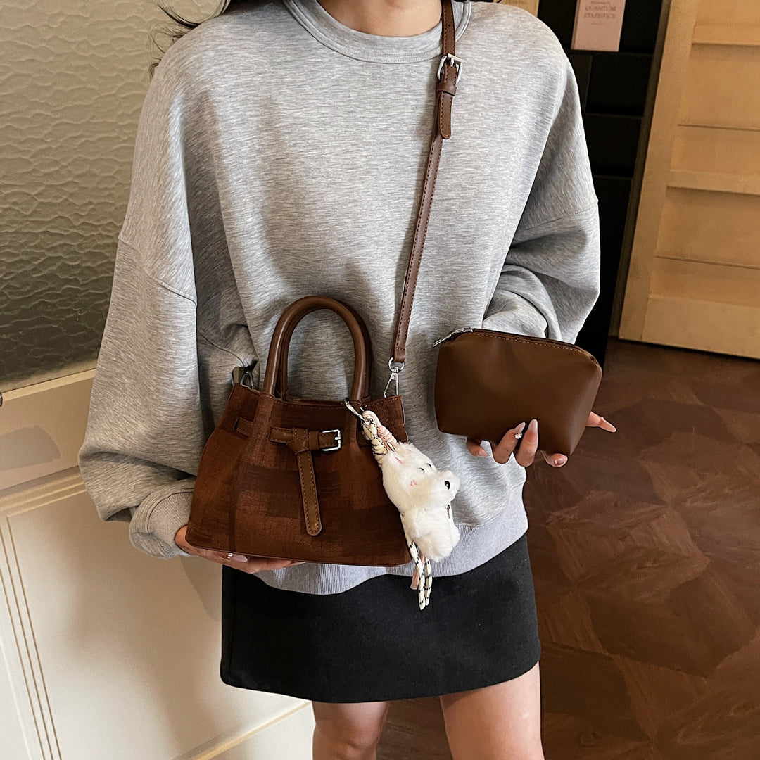Damen Mini-Handtasche mit modernen Akzenten und praktischem Innenorganizer Nord Taschen