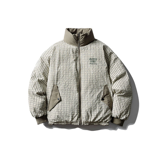 Herren Boxy-Pufferjacke mit hohem Stehkragen und minimalistischer Außenhülle Nord Taschen