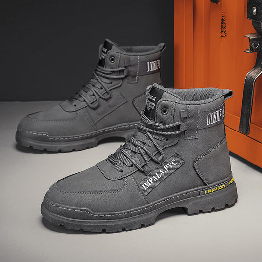 Damen Hohe Sicherheitsstiefel mit rutschfester Sohle und trendigem Design