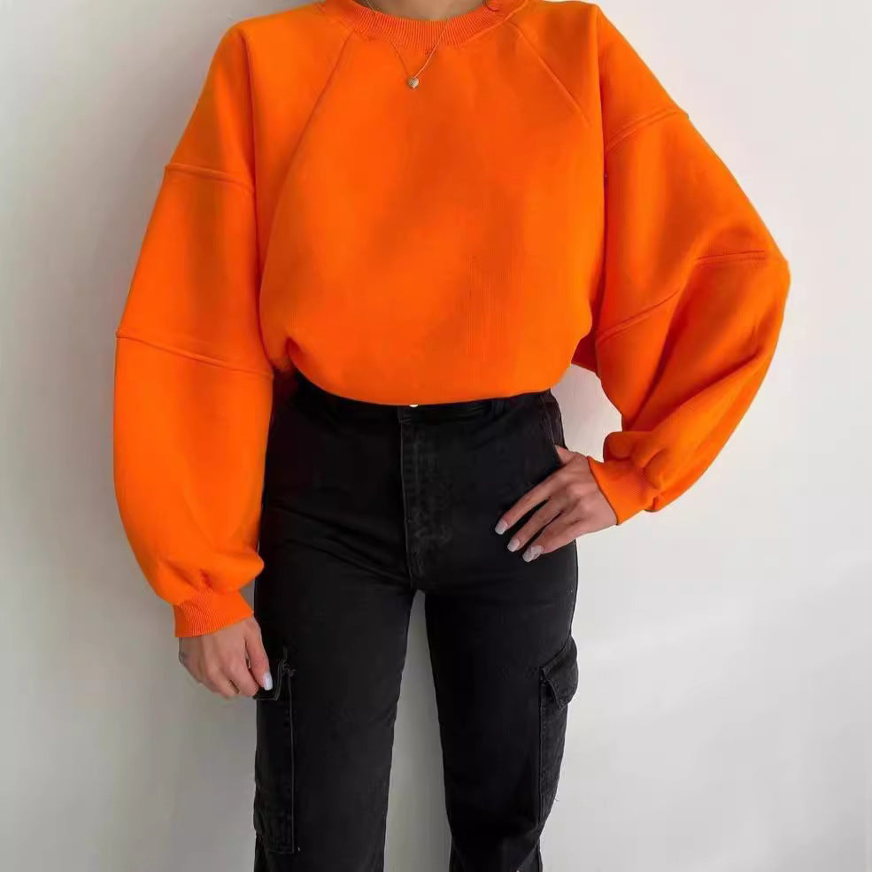 Damen Komfort-Loungewear Kombination Oversize-Sweatshirt mit High-Waist Biker-Shorts Nord Taschen