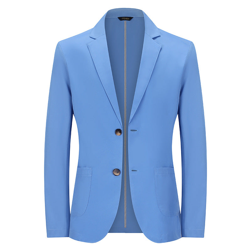 Herren Modernes Slim-Fit Sakko mit schmalem Revers und aufgesetzten Taschen Nord Taschen