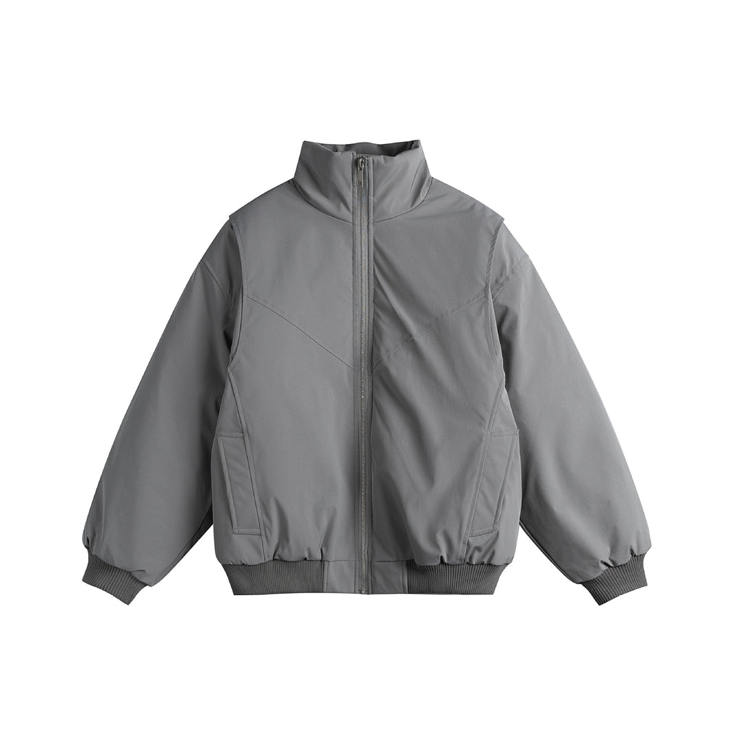 Damen Gefütterte Boxy‑Bomberjacke mit hohem Stehkragen und diagonal gesteppter Optik Nord Taschen