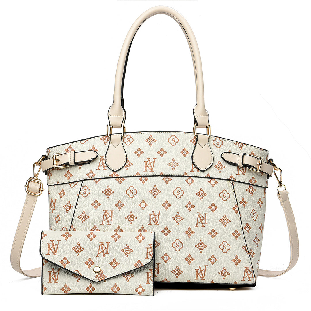 Damen elegante Shopper-Handtasche mit abnehmbarer Kosmetiktasche Nord Taschen