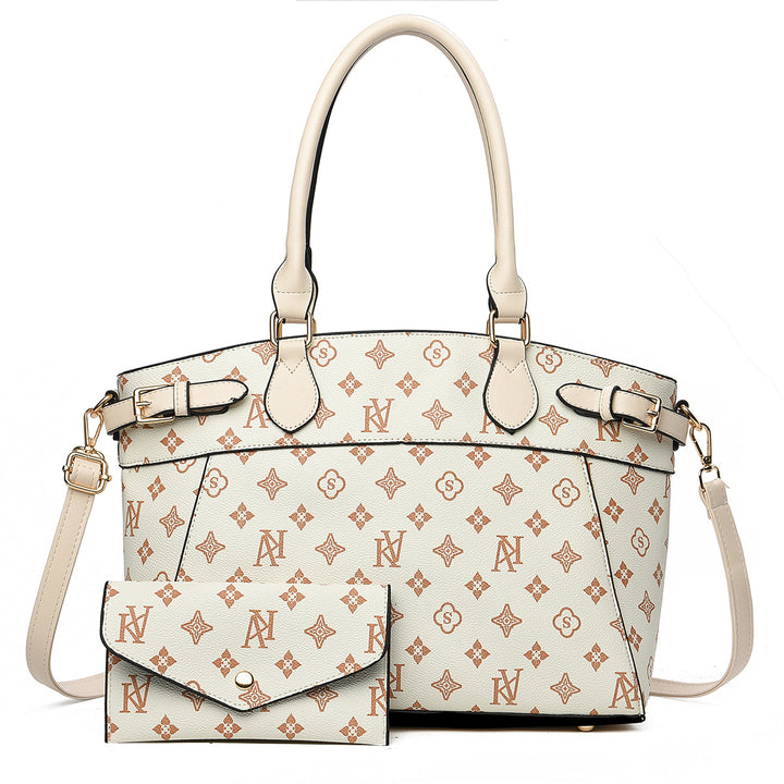 Damen elegante Shopper-Handtasche mit abnehmbarer Kosmetiktasche Nord Taschen