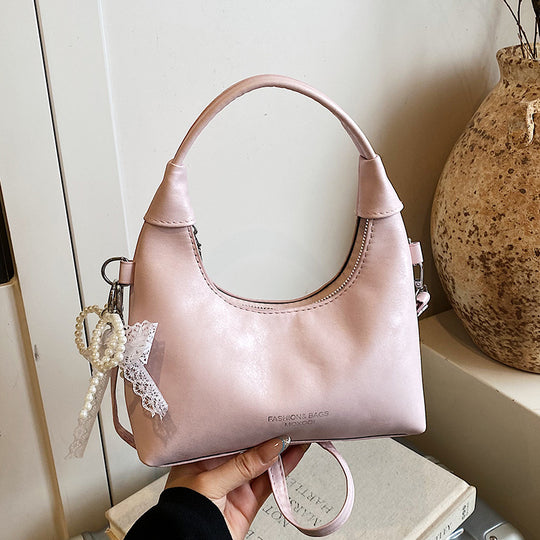 Damen Hobo-Tasche mit elegantem, geschwungenem Design und verstellbarem Schulterriemen Nord Taschen