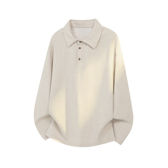 Herren Lässiger Polo-Pullover mit Stehkragen Nord Taschen