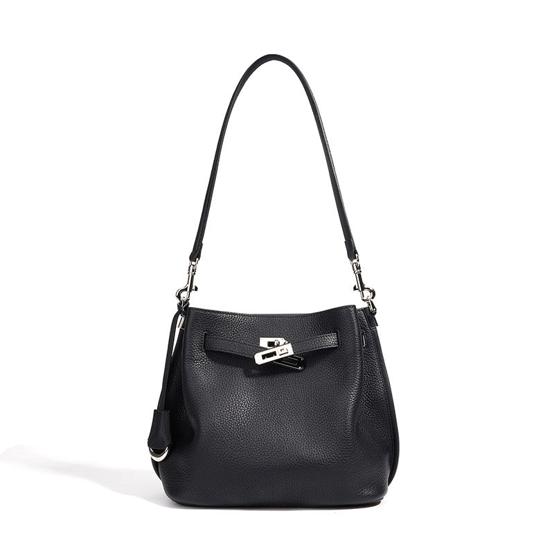 Damen Hobo-Tasche aus hochwertigem Leder mit verstellbarem Tragegurt Nord Taschen