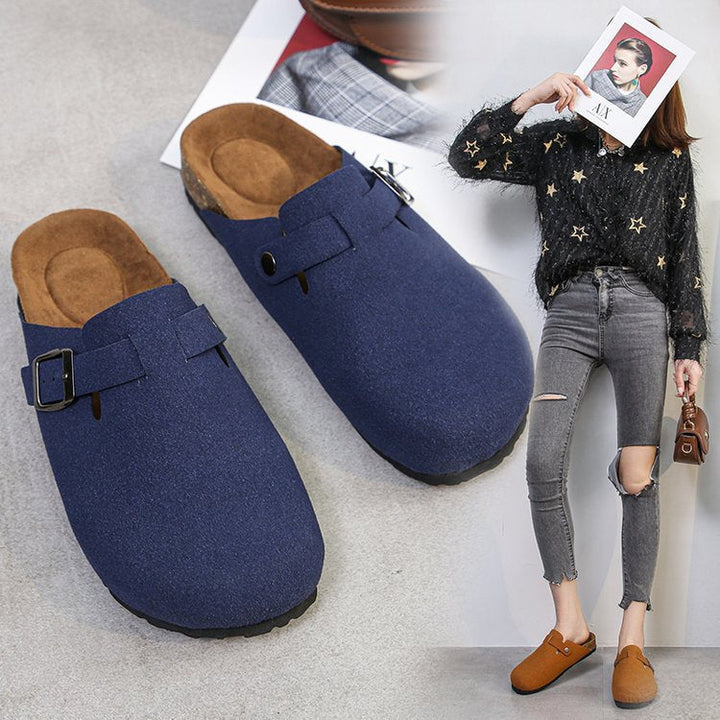 Damen Bequeme Clogs mit verstellbarem Riemen und anatomischem Fußbett