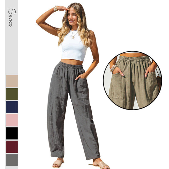 Damen Leichte und lässige Sommerhose