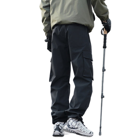 Herren Technische Outdoor-Cargohose mit wasserabweisendem Stretch und verstärkten Knien Nord Taschen