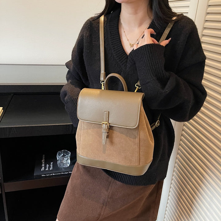Damen klassische Rucksack-Handtasche mit abnehmbarem Schulterriemen Nord Taschen