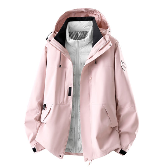 Damen Multifunktionale Outdoorjacke mit herausnehmbarer Stepp-Innenjacke Nord Taschen