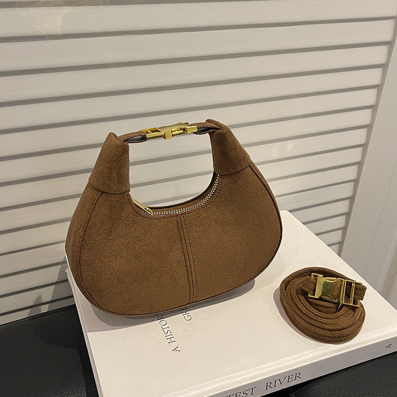 Damen Designer-Handtasche mit hochwertigem Veloursleder Nord Taschen