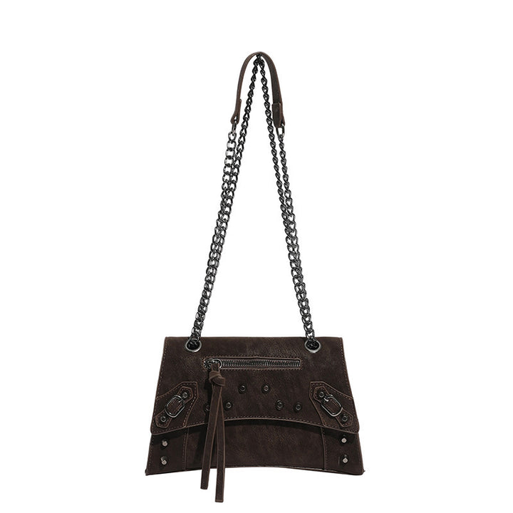 Damen Umhängetasche mit modischen Kettenakzenten und ausgefallenem Design Nord Taschen