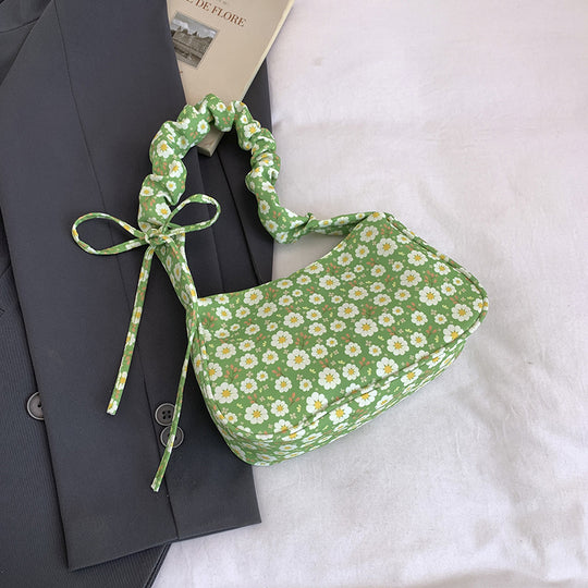 Damen Hobo-Tasche mit floralem Design und innovativem Tragegriff Nord Taschen