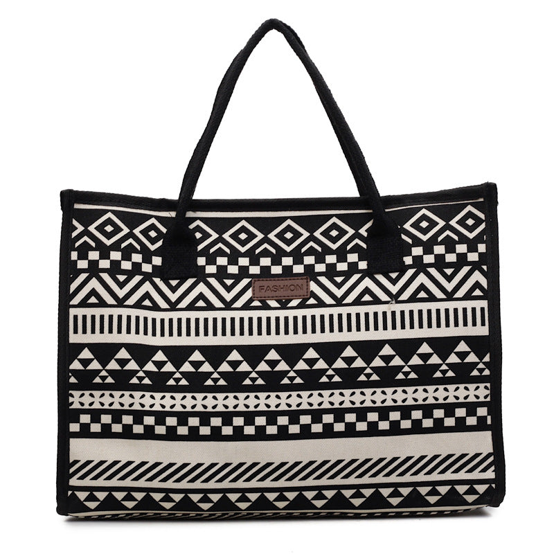 Damen trendige Umhängetasche mit ethnischem Print Nord Taschen