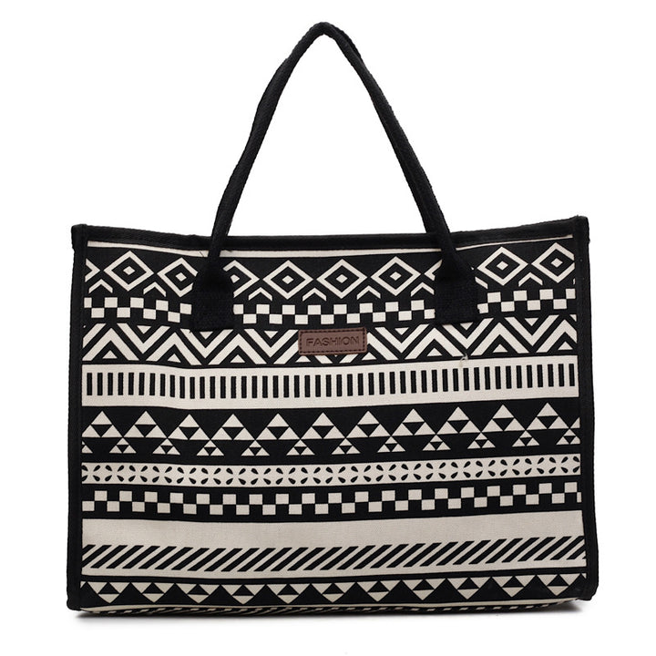 Damen trendige Umhängetasche mit ethnischem Print Nord Taschen