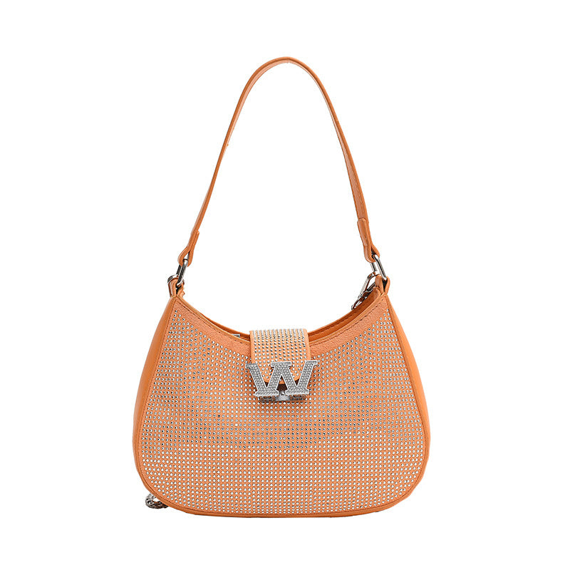 Damen exklusive Glamour-Handtasche mit funkelnden Strasssteinen Nord Taschen