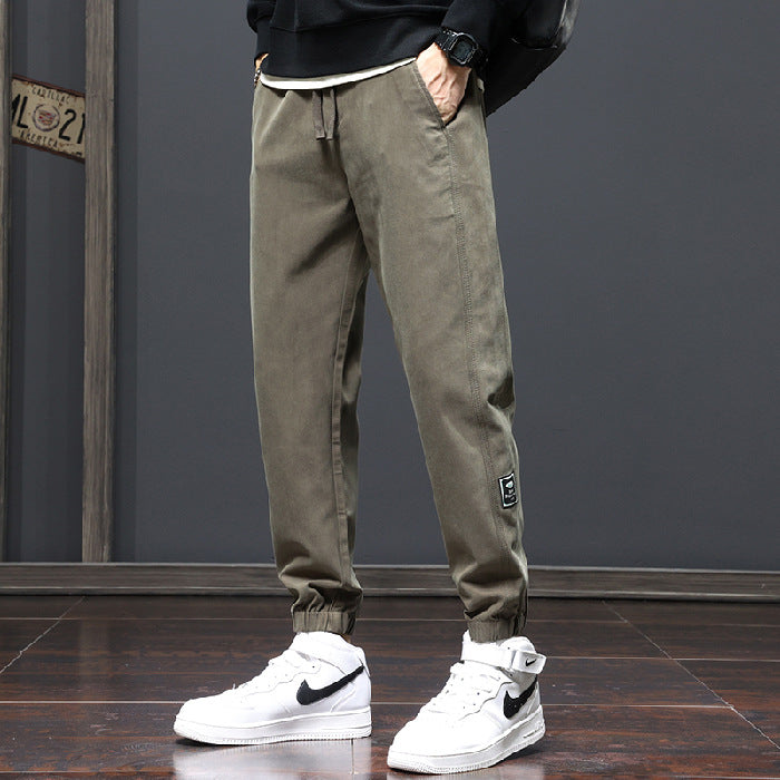 Herren Relaxed-Fit Joggerhose mit elastischem Bund, Kordelzug und Bündchen Nord Taschen