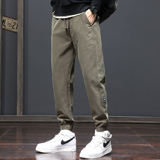 Herren Relaxed-Fit Joggerhose mit elastischem Bund, Kordelzug und Bündchen Nord Taschen