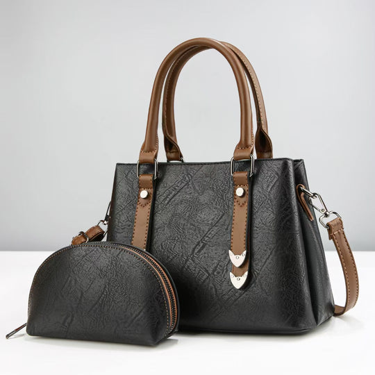 Damen Handtasche mit abnehmbarem Schulterriemen und praktischer Kosmetiktasche Nord Taschen