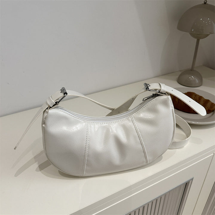 Damen Handtasche mit strukturiertem Kunstleder und verstellbarem Schulterriemen Nord Taschen