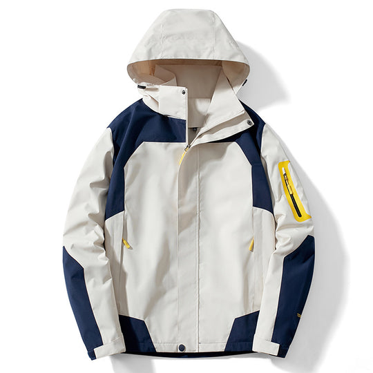 Herren technische Softshell‑Jacke mit abnehmbarer Kapuze, wasser- und winddichter Membran sowie Ärmel‑Utilitytasche Nord Taschen
