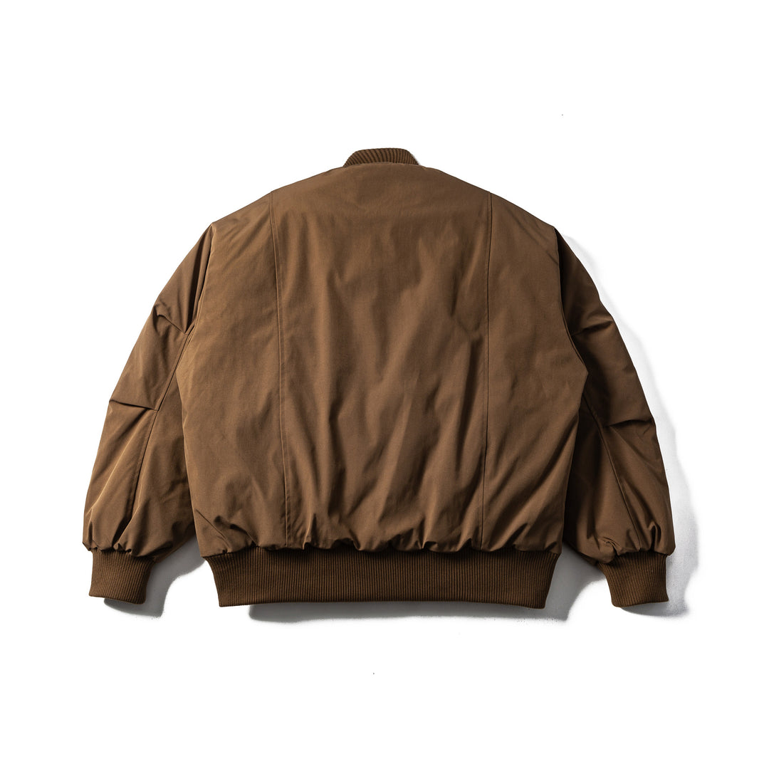 Herren Boxy wattierter Kurzblouson mit Rippenkragen und ergonomischen Eingrifftaschen Nord Taschen