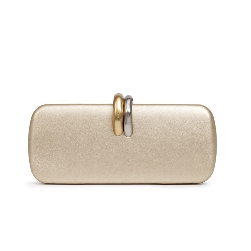 Damen elegante Clutch mit innovativem Verschluss Nord Taschen