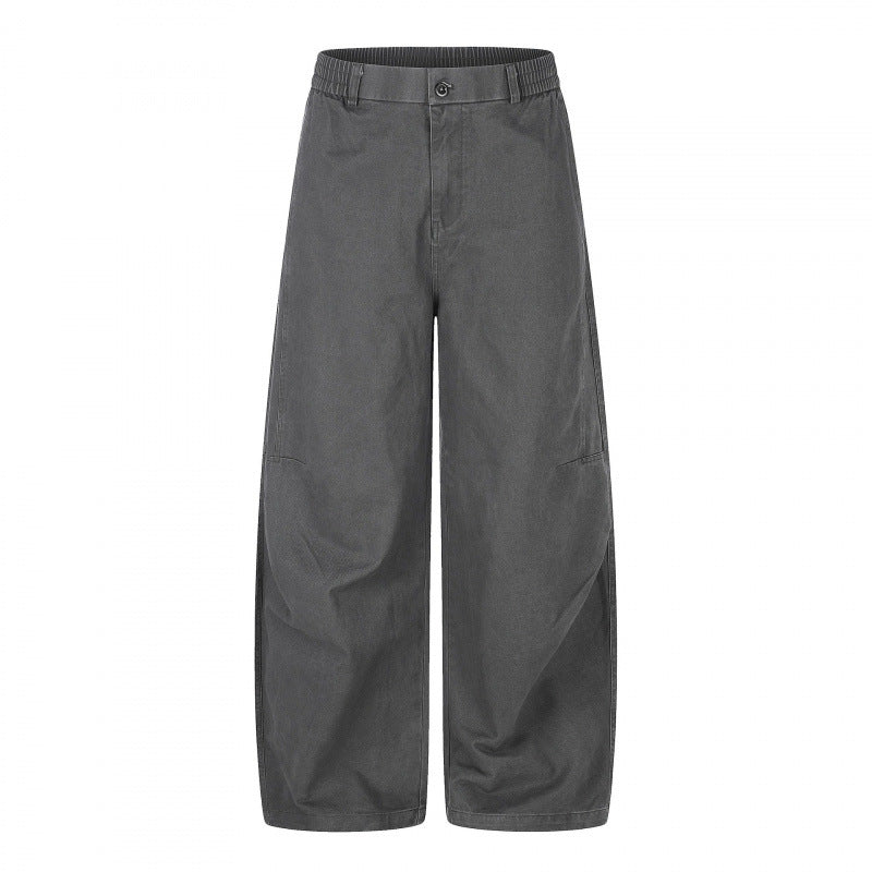 Damen Weite Culotte-Hose mit hohem Bund, elastischem Einsatz und Utility‑Nähten Nord Taschen