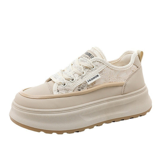 Damen modische Plateau Sneakers mit atmungsaktiver Mesh-Oberfläche und komfortabler Dämpfung Nord Taschen