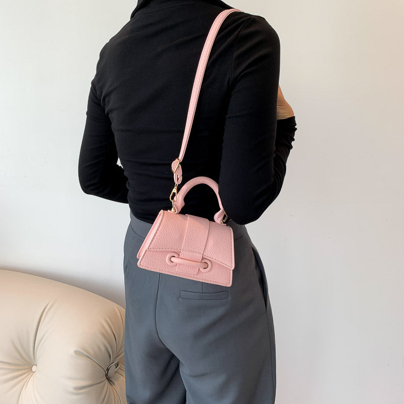 Damen Mini-Handtasche mit strukturiertem Leder und stilvollem Verschluss Nord Taschen